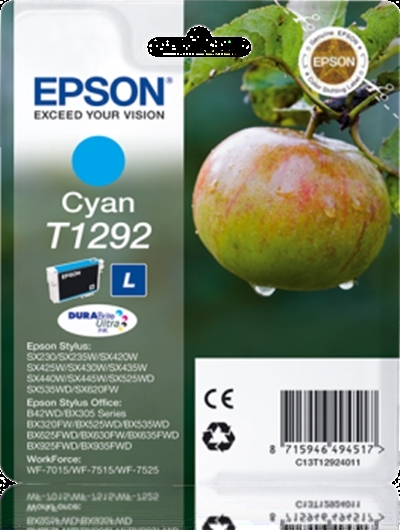 Eredeti Epson T1292 ciánkék patron