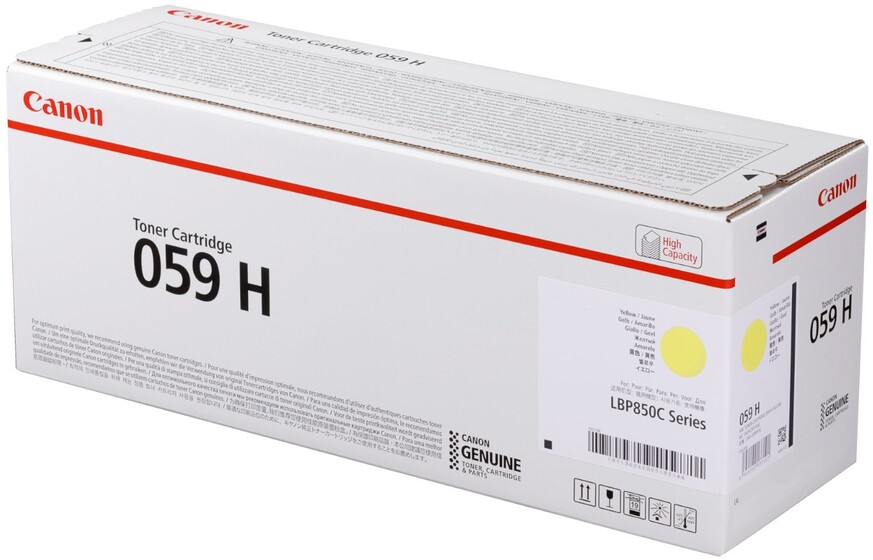 Canon 059H nagy kapacitású sárga toner (3624C001) eredeti