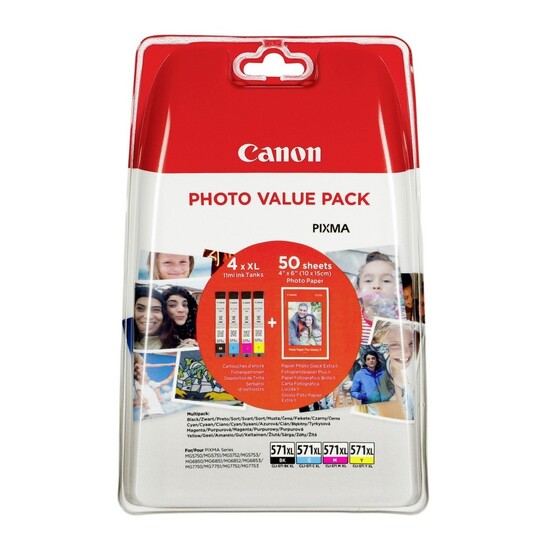 Canon CLI-571 XL nagy kapacitású multipack (0332C005) eredeti