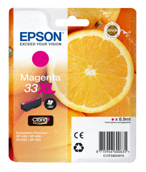 Eredeti Epson 33XL nagy kapacitású magenta patron