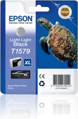 Eredeti Epson T1579 világos-szürke patron