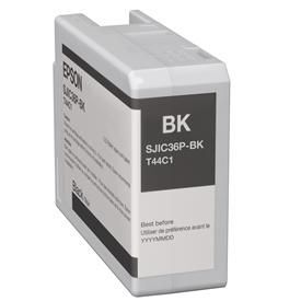 Eredeti Epson SJIC36P-BK (T44C1) fekete patron