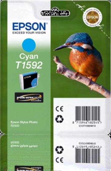 Eredeti Epson T1592 ciánkék patron