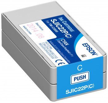 Eredeti Epson SJIC36P-C (T44C2) ciánkék patron
