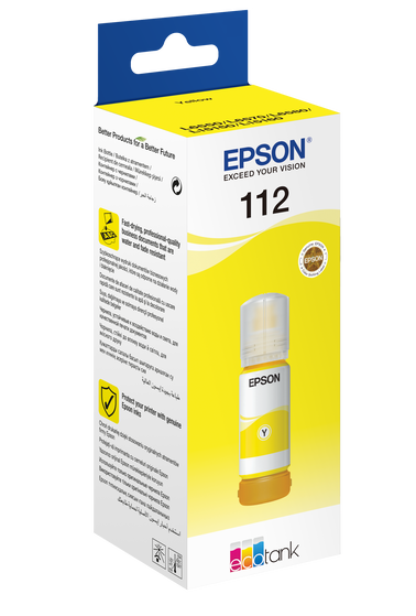 Eredeti Epson 112 sárga tinta