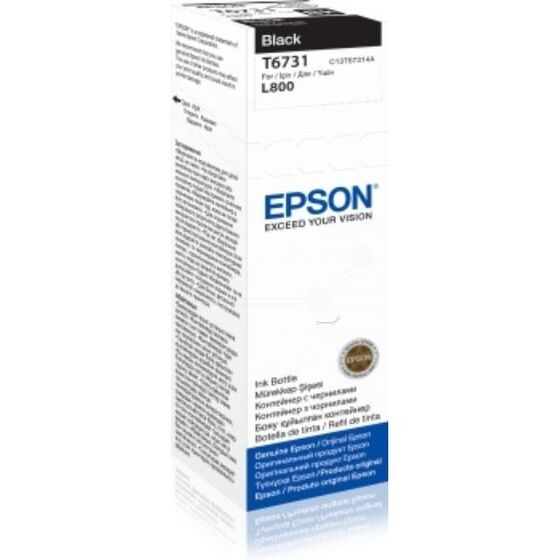 Eredeti Epson T6731 fekete tinta