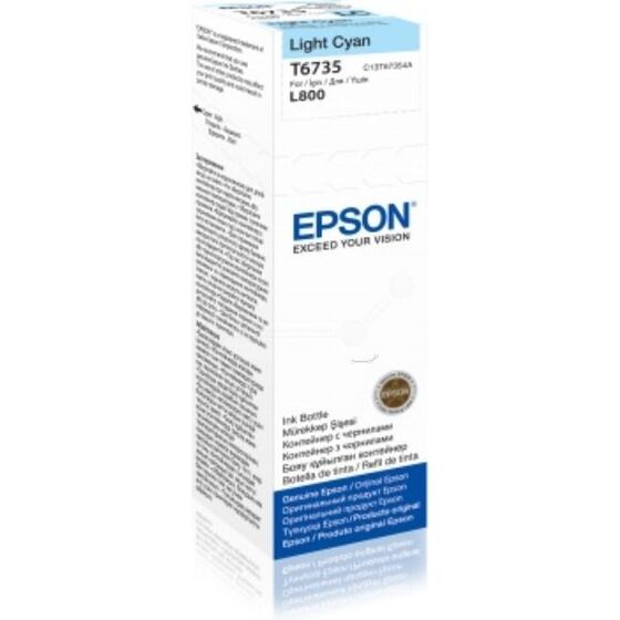 Eredeti Epson T6735 világos cián tinta