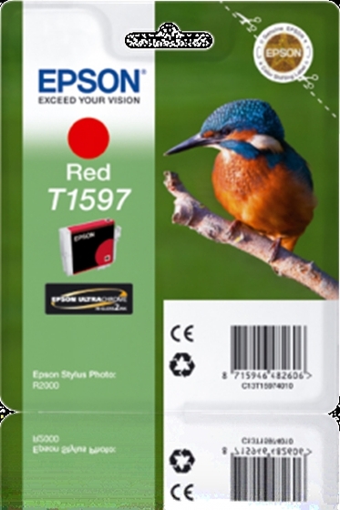 Eredeti Epson T1597 piros patron