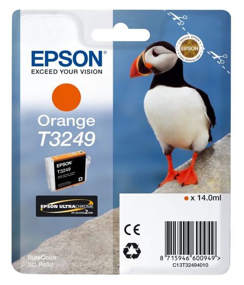 Eredeti Epson T3249 narancs patron