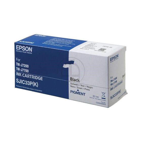 Eredeti Epson SJIC33P(K) fekete patron