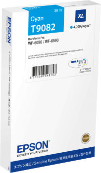 Eredeti Epson T9082 nagy kapacitású ciánkék patron