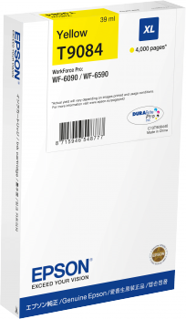 Eredeti Epson T9084 nagy kapacitású sárga patron