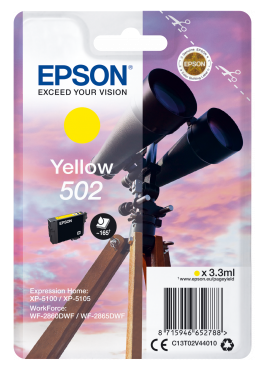 Eredeti Epson 502 sárga patron