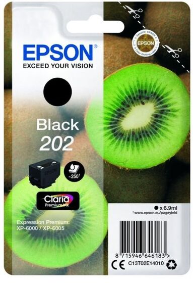 Eredeti Epson 202 fekete patron