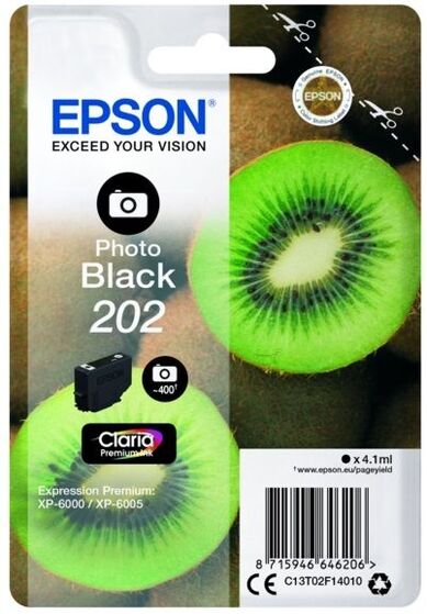 Eredeti Epson 202 foto fekete patron