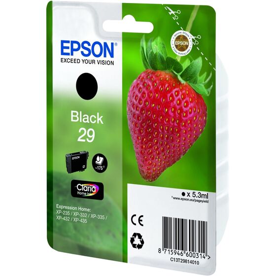Eredeti Epson 29 fekete patron