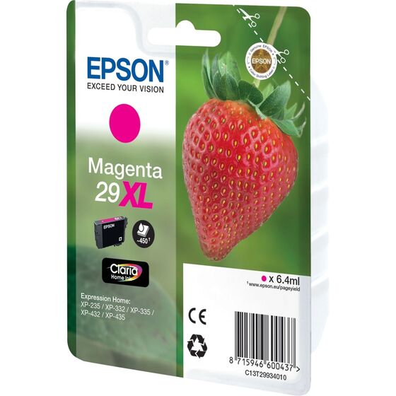 Eredeti Epson 29XL nagy kapacitású magenta patron
