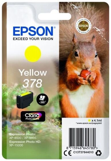 Eredeti Epson 378 sárga patron