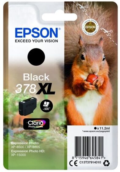 Eredeti Epson 378XL nagy kapacitású fekete patron