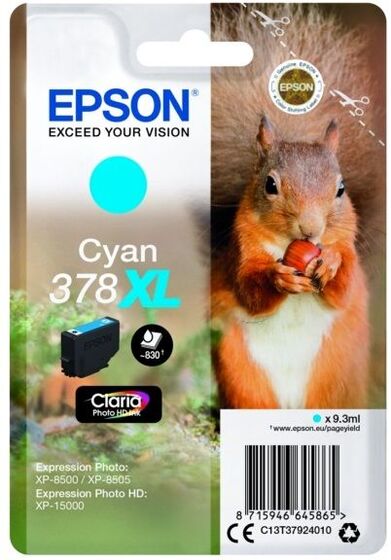 Eredeti Epson 378XL nagy kapacitású ciánkék patron