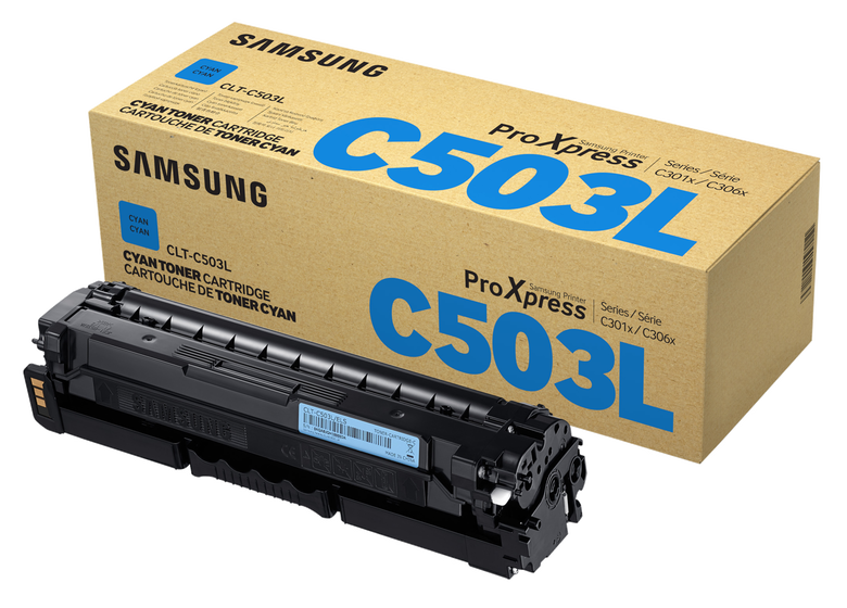 Eredeti Samsung CLT-C503L ciánkék toner (SU014A)