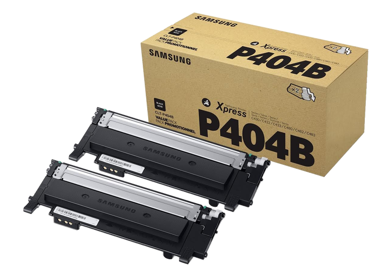 Eredeti Samsung CLT-P404B fekete toner dupla csomag 2xCLT-K404S (SU364A)