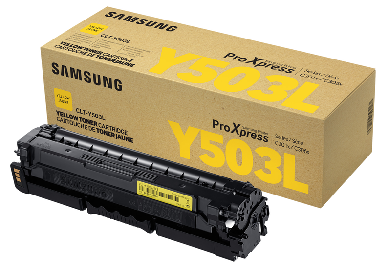 Eredeti Samsung CLT-Y503L sárga toner (SU491A)