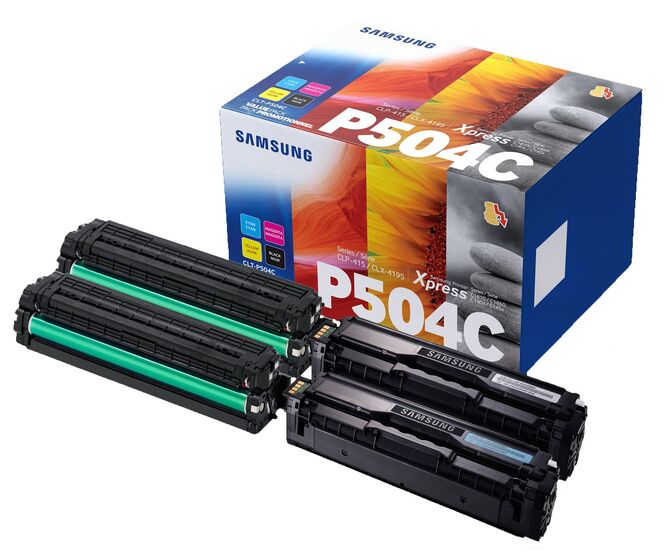 Eredeti Samsung CLT-P504C színes kit toner csomag (SU400A)