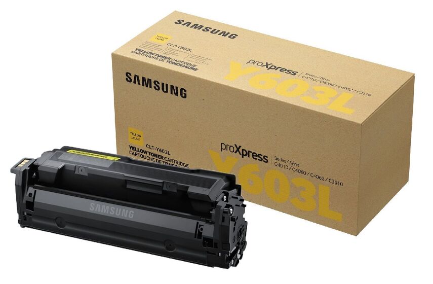 Eredeti Samsung CLT-Y603L sárga toner (SU557A)