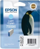 Eredeti Epson T559 világos-ciánkék patron