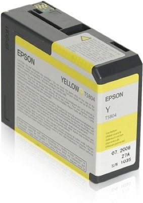 Eredeti Epson T580 sárga patron