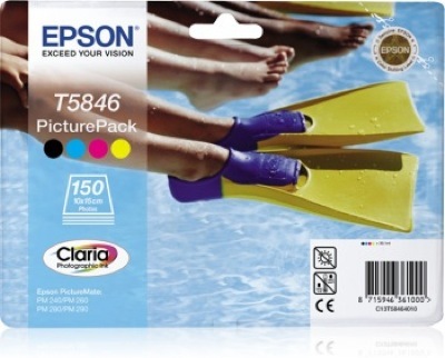 Eredeti Epson T5846 fotócsomag (patron + 150ív 10x15 fotópapír)