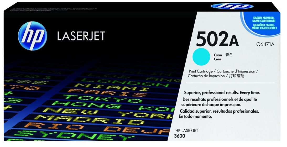 HP 502A ciánkék toner (Q6471A) eredeti