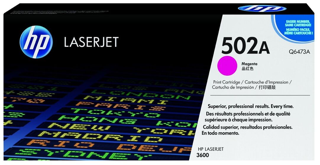 HP 502A magenta toner (Q6473A) eredeti