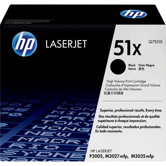 HP 51X nagy kapacitású toner (Q7551X) eredeti