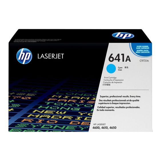 HP 641A ciánkék toner (C9721A) eredeti