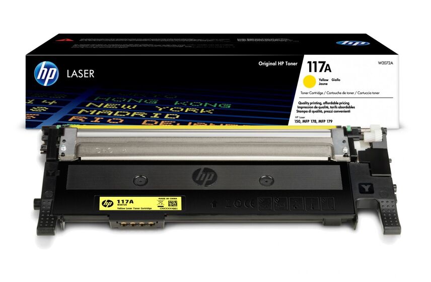 HP 117A sárga toner (W2072A) eredeti