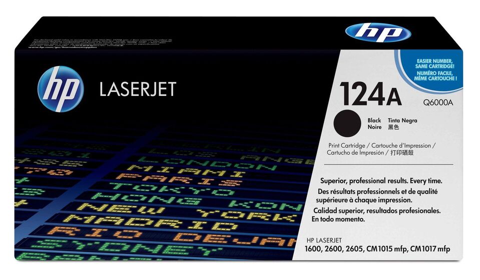HP 124A fekete toner (Q6000A) eredeti