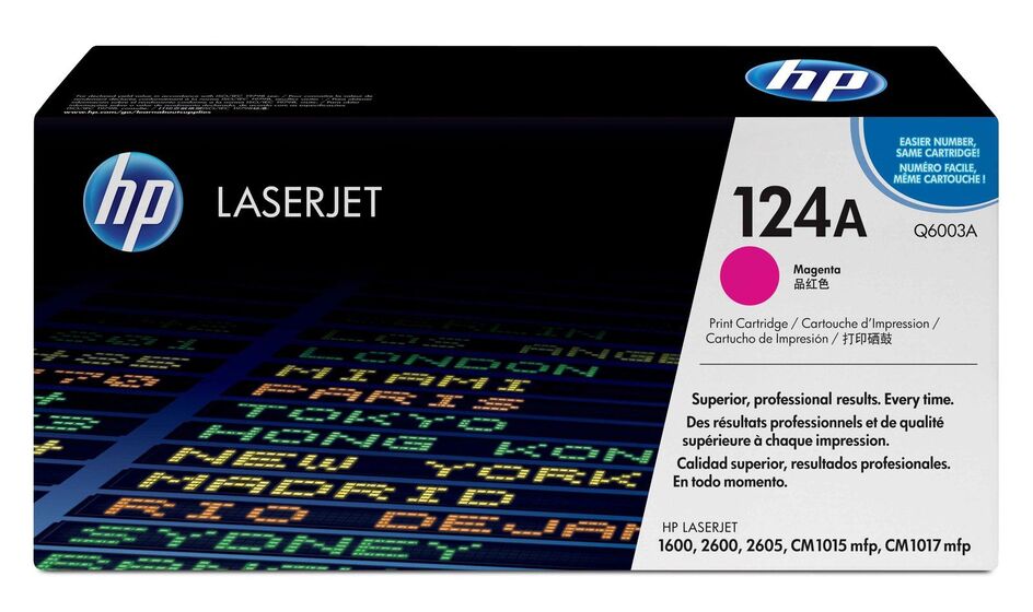 HP 124A magenta toner (Q6003A) eredeti