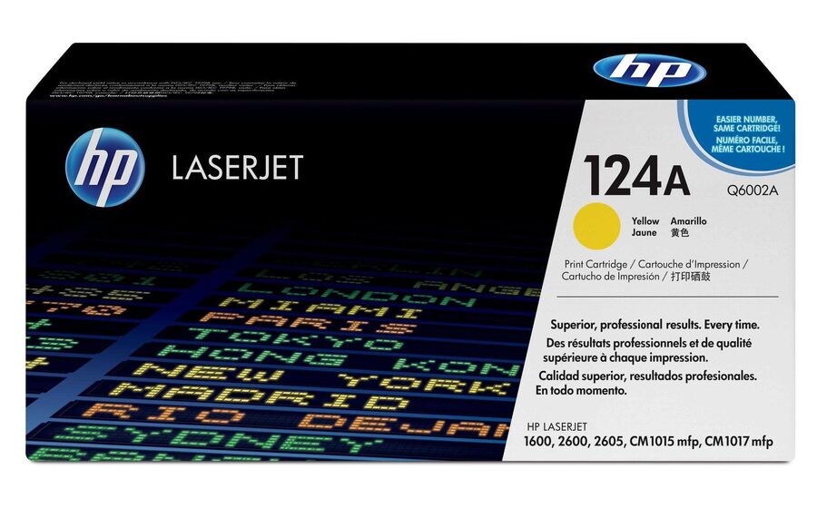 HP 124A sárga toner (Q6002A) eredeti