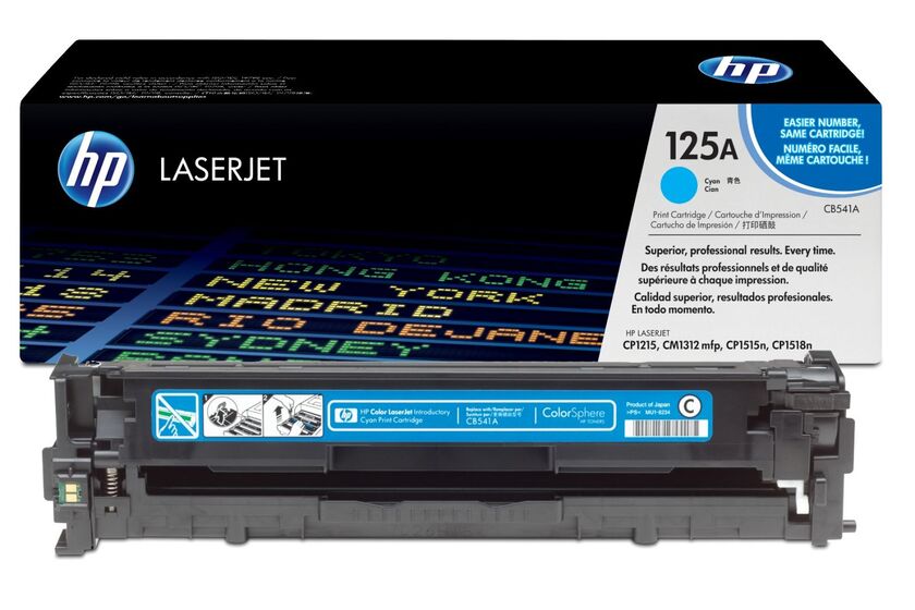 HP 125A ciánkék toner (CB541A) eredeti