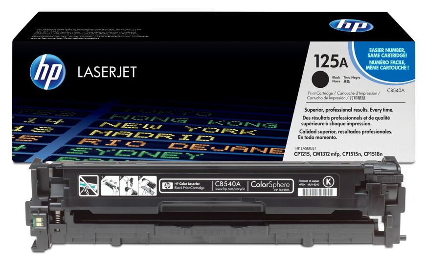 HP 125A fekete toner (CB540A) eredeti
