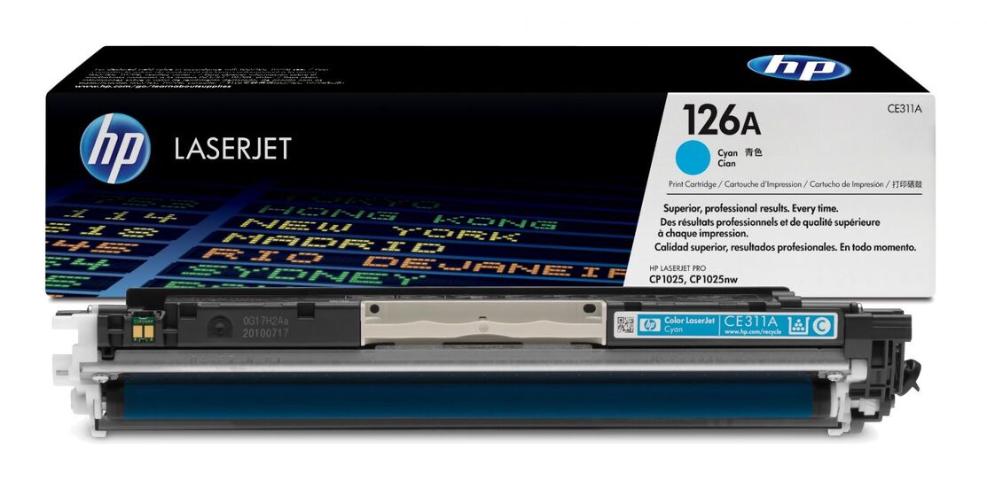 HP 126A ciánkék toner (CE311A) eredeti