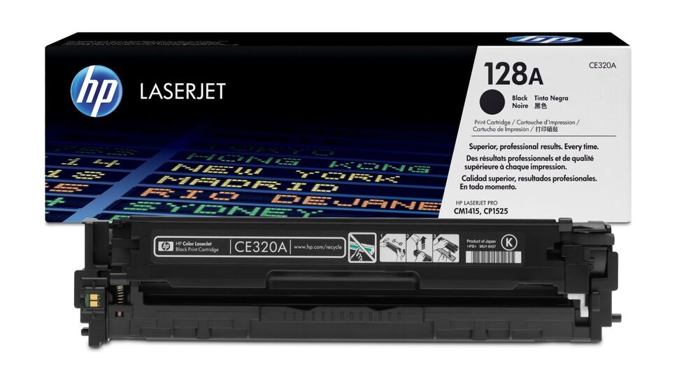 HP 128A fekete toner (CE320A) eredeti
