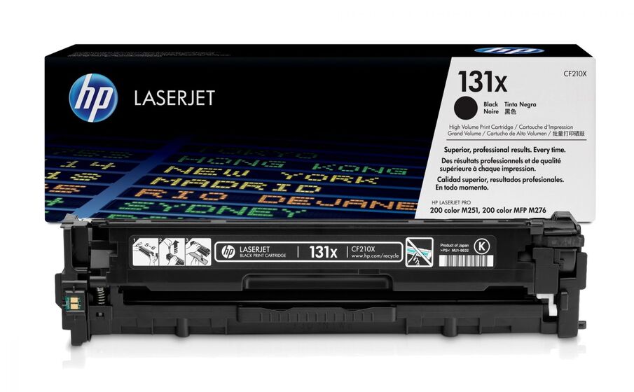 HP 131X nagy kapacitású fekete toner (CF210X) eredeti