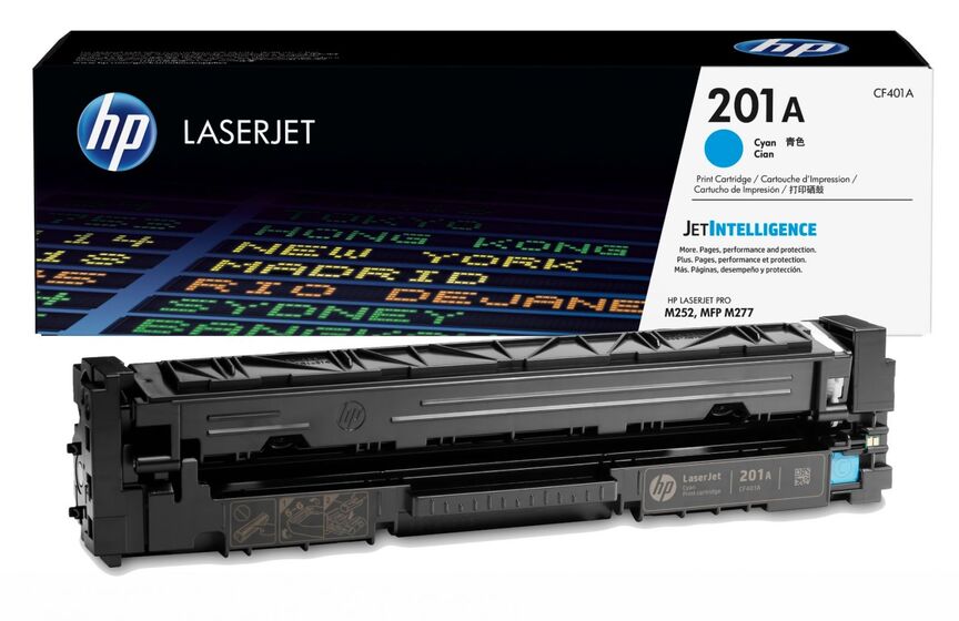 HP 201A ciánkék toner (CF401A) eredeti