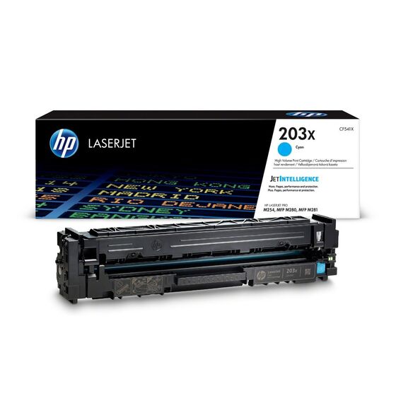 HP 203X nagy kapacitású ciánkék toner (CF541X) eredeti