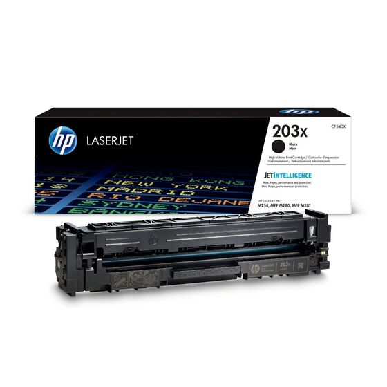 HP 203X nagy kapacitású fekete toner (CF540X) eredeti
