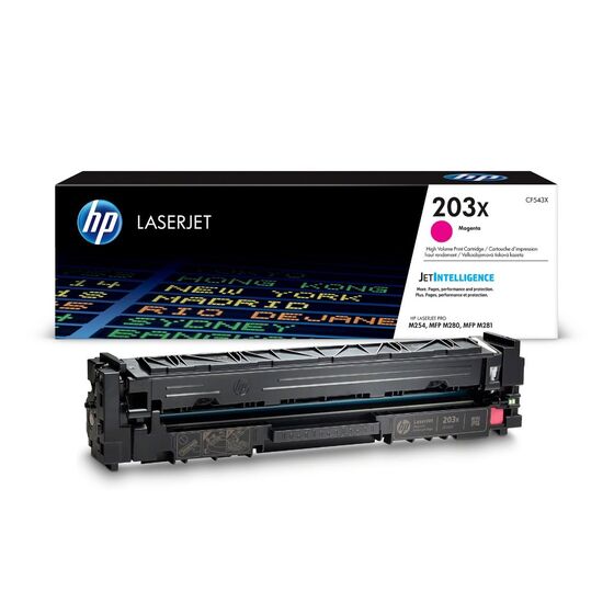 HP 203X nagy kapacitású magenta toner (CF543X) eredeti