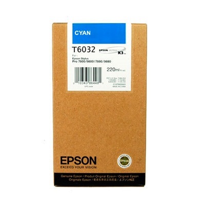 Eredeti Epson T603 ciánkék patron